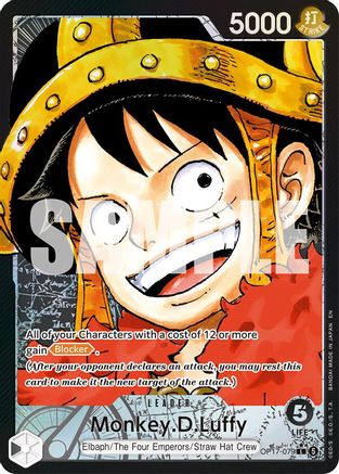 (OP17-079) Monkey.D.Luffy (079) (Alternate Art) - The World's Strongest Warriors - Foil