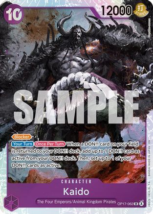 (OP17-062) Kaido (062) - The World's Strongest Warriors - Foil