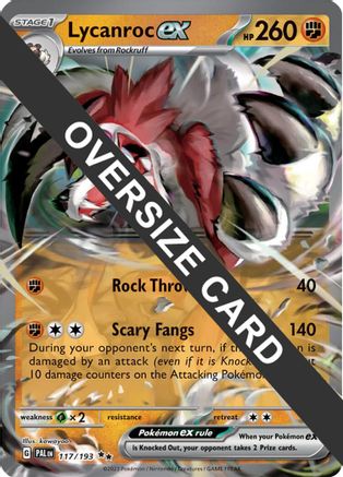 Lycanroc ex (117/null) - Jumbo Cards Holofoil - Double Rare