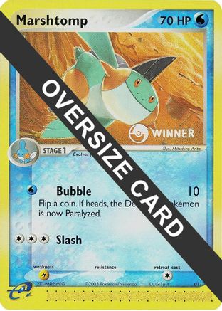 Marshtomp (e-League) [Winner] (11/null) - Jumbo Cards Holofoil - Promo