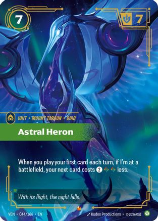 (044/166) Astral Heron - Vendetta Foil
