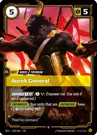 (130/166) Aurok General - Vendetta Foil