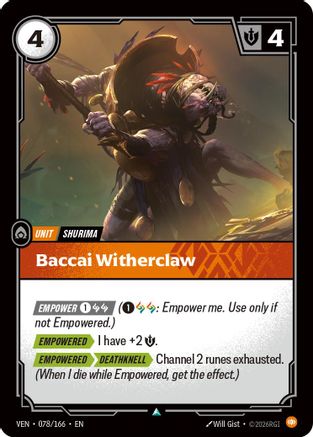 (078/166) Baccai Witherclaw - Vendetta