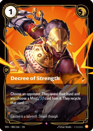 (085/166) Decree of Strength - Vendetta Foil