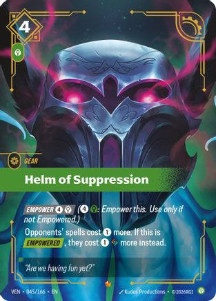 (045/166) Helm of Suppression - Vendetta Foil