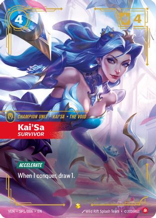 (SP1/006) Kai'Sa - Survivor - Vendetta Foil