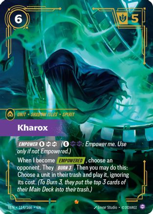(114/166) Kharox - Vendetta Foil