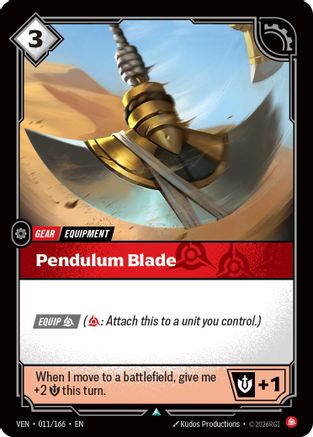 (011/166) Pendulum Blade - Vendetta Foil