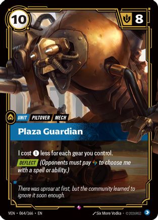 (064/166) Plaza Guardian - Vendetta Foil