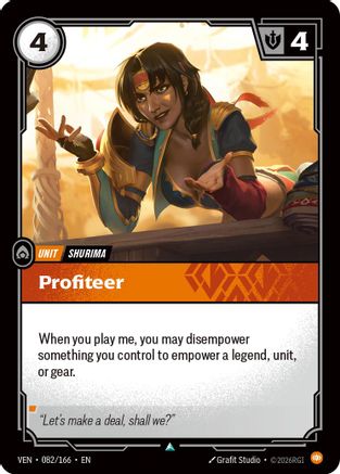 (082/166) Profiteer - Vendetta Foil