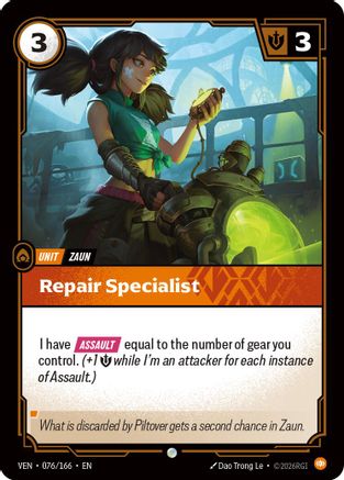 (076/166) Repair Specialist - Vendetta Foil