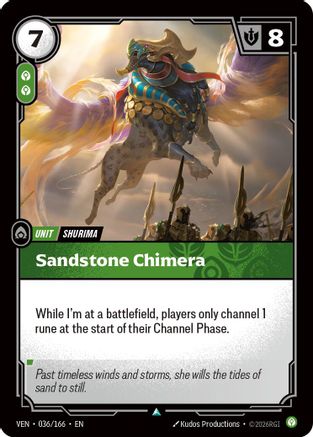 (036/166) Sandstone Chimera - Vendetta Foil
