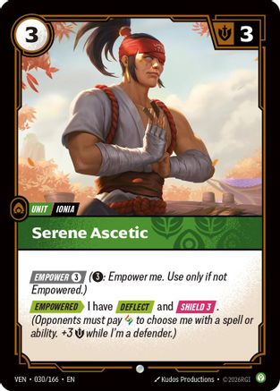 (030/166) Serene Ascetic - Vendetta Foil