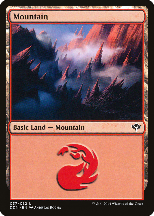 Mountain (DDN-037) - Duel Decks: Speed vs. Cunning