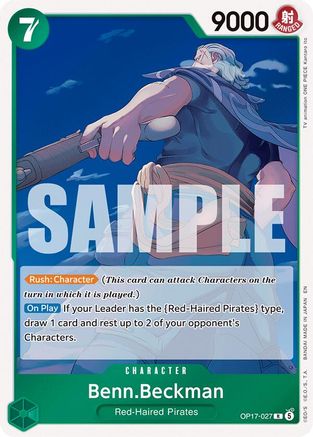 (OP17-027) Benn.Beckman - The World's Strongest Warriors - Foil