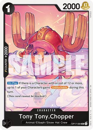 (OP17-084) Tony Tony.Chopper - The World's Strongest Warriors - Normal