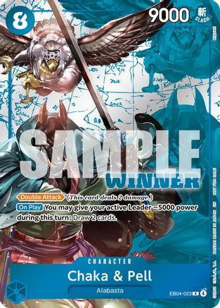 (EB04-023) Chaka & Pell (Winner Pack 2026 Vol. 3) - One Piece Promotion Cards - Foil