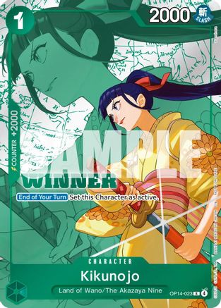 (OP14-023) Kikunojo (Winner Pack 2026 Vol. 3) - One Piece Promotion Cards - Foil