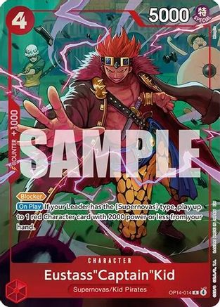 (OP14-014) Eustass"Captain"Kid (One Piece Card Game Illustration Box Vol. 8) - One Piece Promotion Cards - Foil