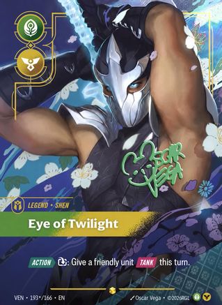 (193*/166) Shen - Eye of Twilight (Signature) - Vendetta Foil