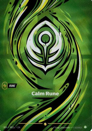 (R02a) Calm Rune (R02a) - Vendetta Foil