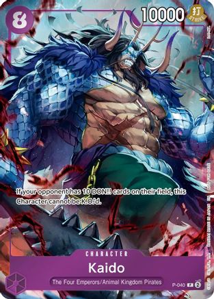 (P-040) Kaido (Event Pack Vol. 9) - One Piece Promotion Cards - Foil