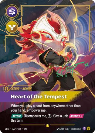 (197*/166) Kennen - Heart of the Tempest (Signature) - Vendetta Foil