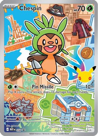Chespin (58/null) - First Partner Collection 2026 Holofoil - Promo