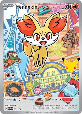 Fennekin (59/null) - First Partner Collection 2026 Holofoil - Promo