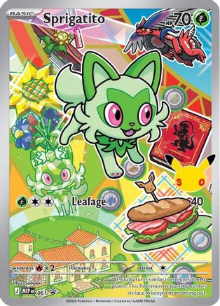 Sprigatito (61/null) - First Partner Collection 2026 Holofoil - Promo
