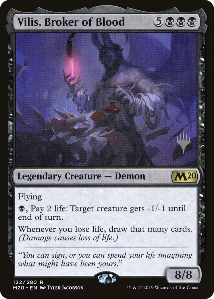 Vilis, Broker of Blood (PPM20-122) - Core Set 2020 Promos (Promo Pack)