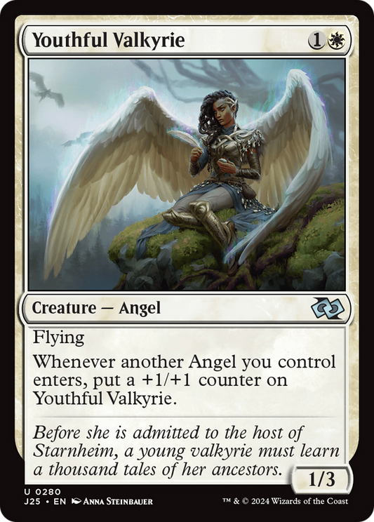 Youthful Valkyrie (J25-280) - Foundations Jumpstart Foil