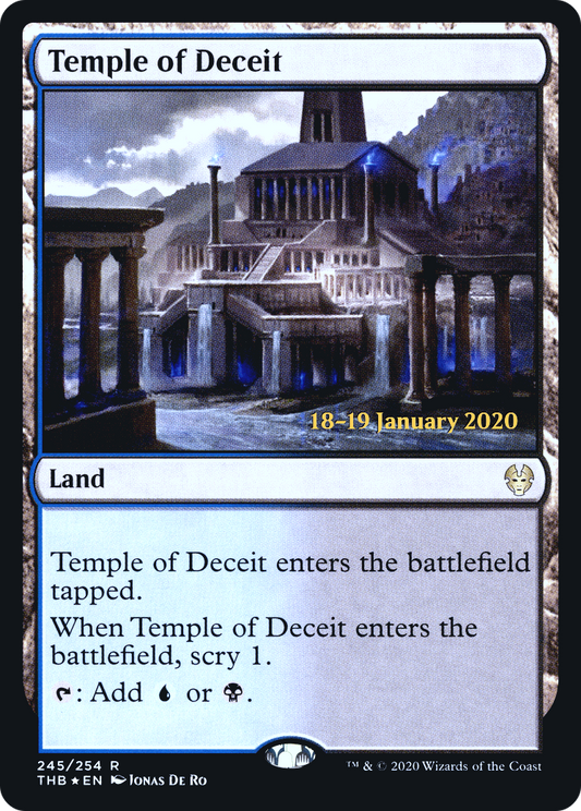 Temple of Deceit (PTHB-245S) - Theros Beyond Death Promos Foil