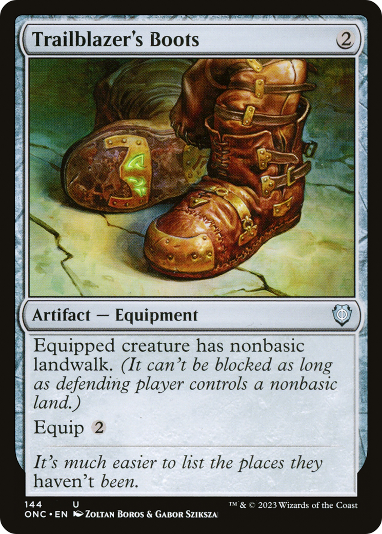 Trailblazer's Boots (ONC-144) - Phyrexia: All Will Be One Commander