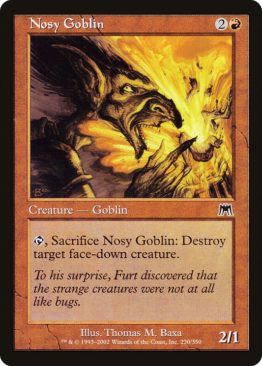 Nosy Goblin (ONS-220) - Onslaught Foil