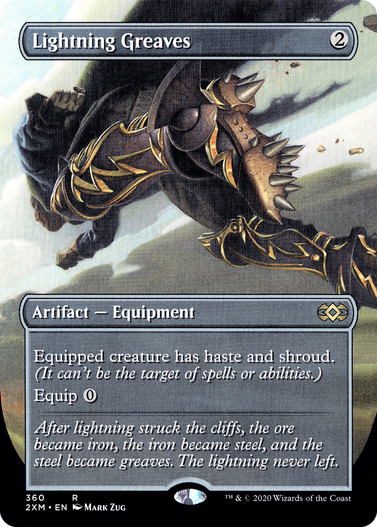 Lightning Greaves  (Borderless)(2XM-360) - Double Masters