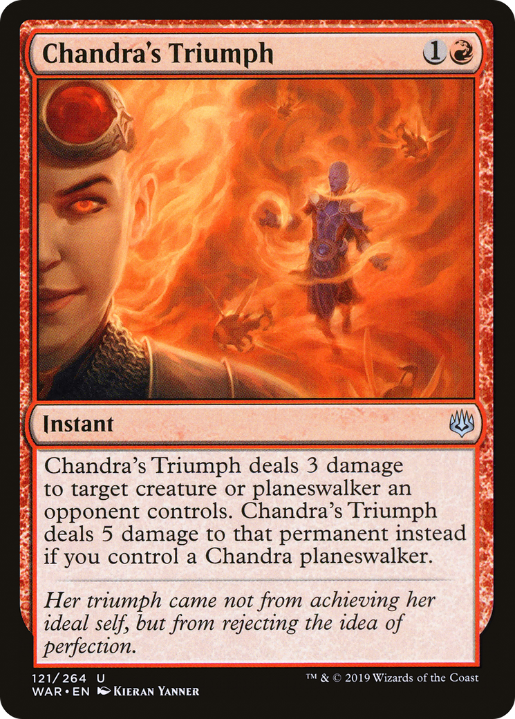 Chandra's Triumph (WAR-121) - War of the Spark Foil