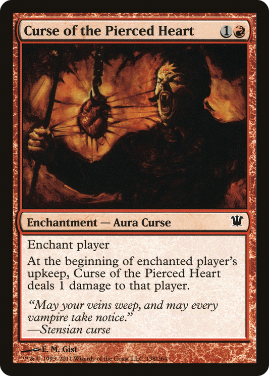 Curse of the Pierced Heart (ISD-138) - Innistrad Foil