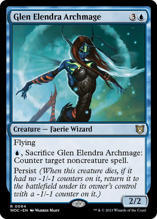 Glen Elendra Archmage (WOC-094) - Wilds of Eldraine Commander