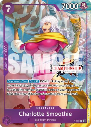 (P-090) Charlotte Smoothie (CS 26-27 Event Pack) - One Piece Promotion Cards - Foil