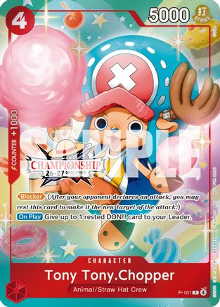 (P-101) Tony Tony.Chopper (CS 26-27 Celebration Pack) - One Piece Promotion Cards - Foil