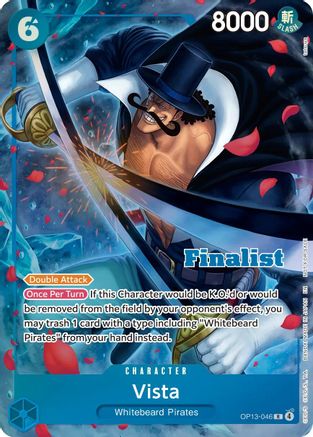 (OP13-046) Vista (CS 26-27 Finalist Card Set Vol. 1) - One Piece Promotion Cards - Foil