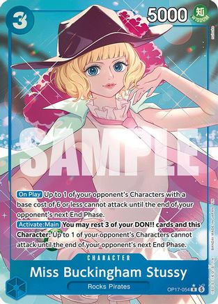 (OP17-054) Miss Buckingham Stussy (Alternate Art) - The World's Strongest Warriors - Foil