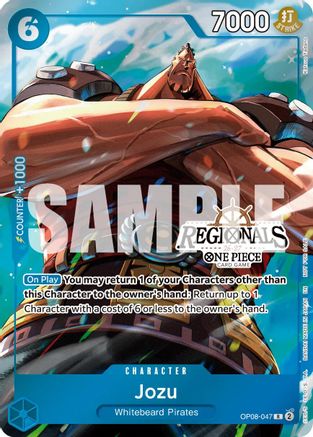 (OP08-047) Jozu (Regional Participation Pack 2026 Vol.2) - One Piece Promotion Cards - Foil