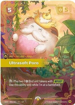 (003/003) Ultrasoft Poro - Secret Garden Foil