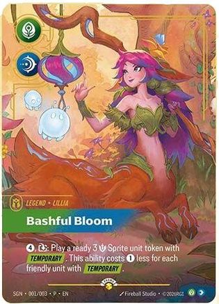 (001/003) Lillia - Bashful Bloom - Secret Garden Foil