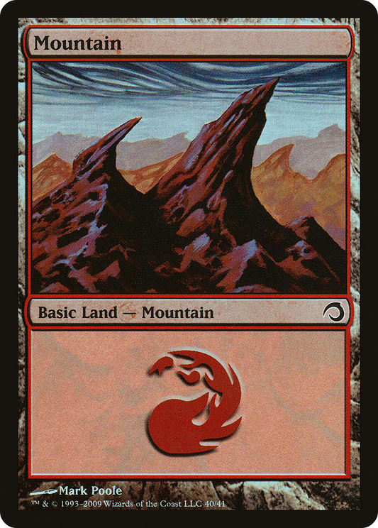 Mountain (H09-040) - Premium Deck Series: Slivers Foil