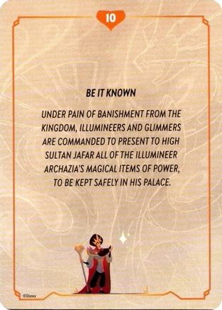 ()  Reign of Jafar Lore Card (10 of 19) - Reign of Jafar  Normal