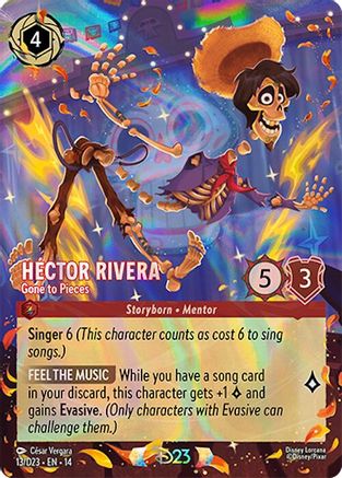 (013)  Hector Rivera - Gone to Pieces - D23 Promos  Holofoil