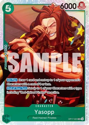 (OP17-031) Yasopp - The World's Strongest Warriors - Foil